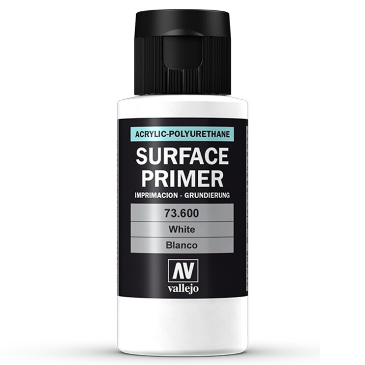 VJP73600 Vallejo Surface Primer: White (60ml)