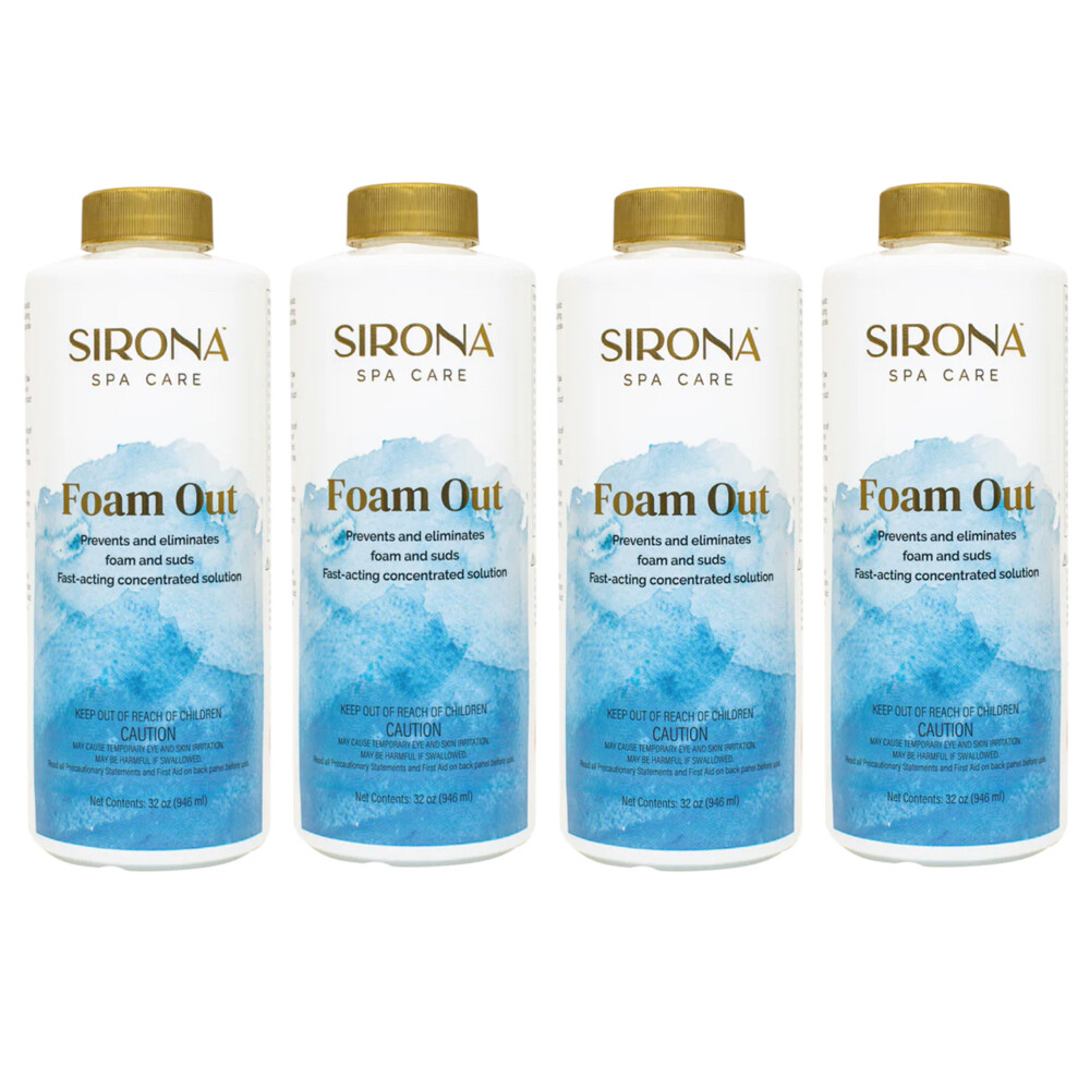 Sirona Spa Care Foam Out - 4 Pack