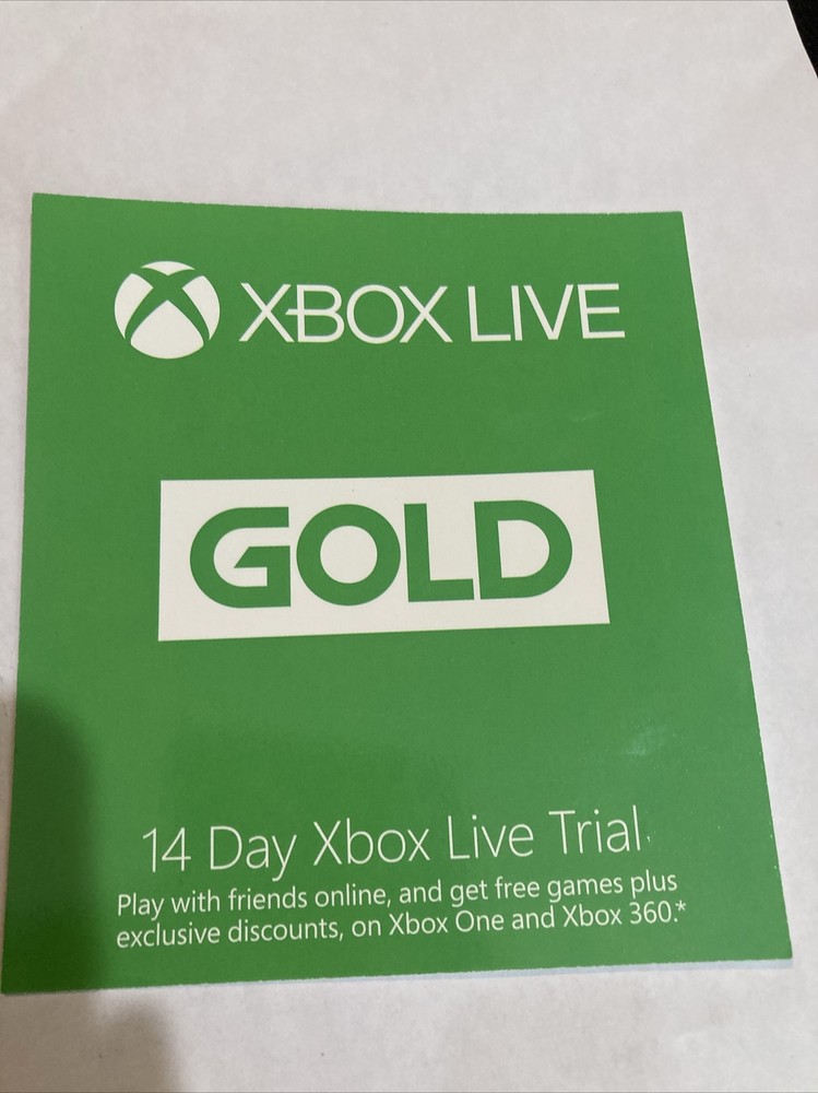 xbox live 14 day trial
