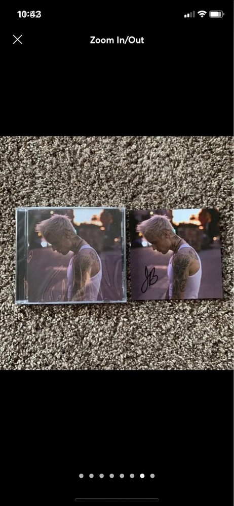 NEW Signed Justin Bieber Yummy Cd #2