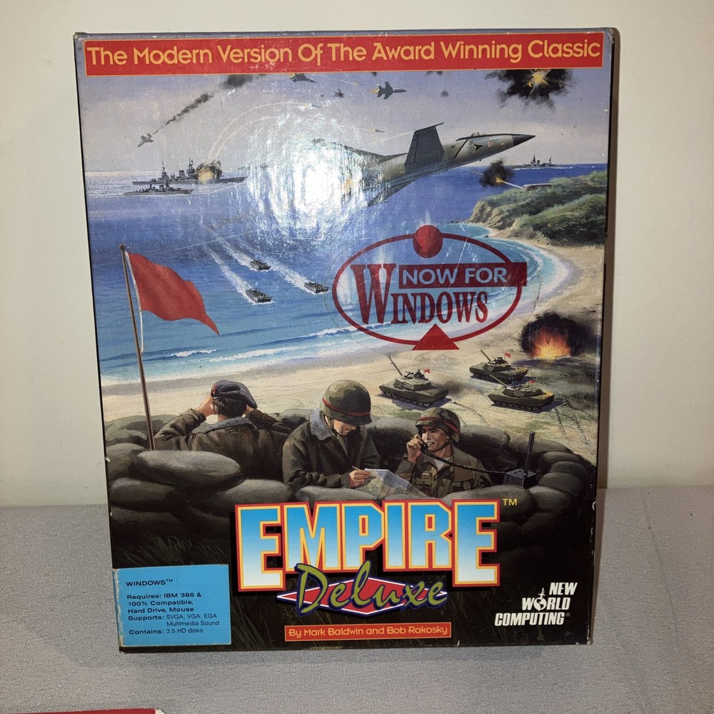 Empire Deluxe - IBM 3.5" Disks - New World Computing, 1993