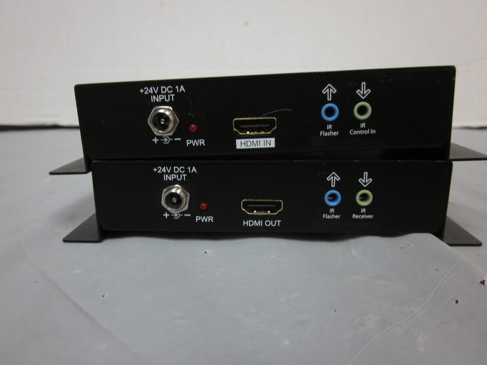 Binary Receiver & Transmitter B-500-EXT-230-RS 4K HDMI Balun NO Power Supply