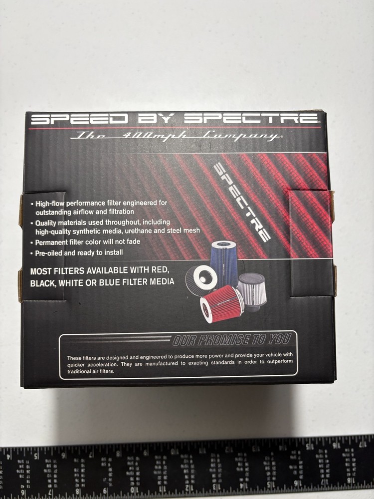Spectre Performance High Flow Air Filter 8132 Red - New