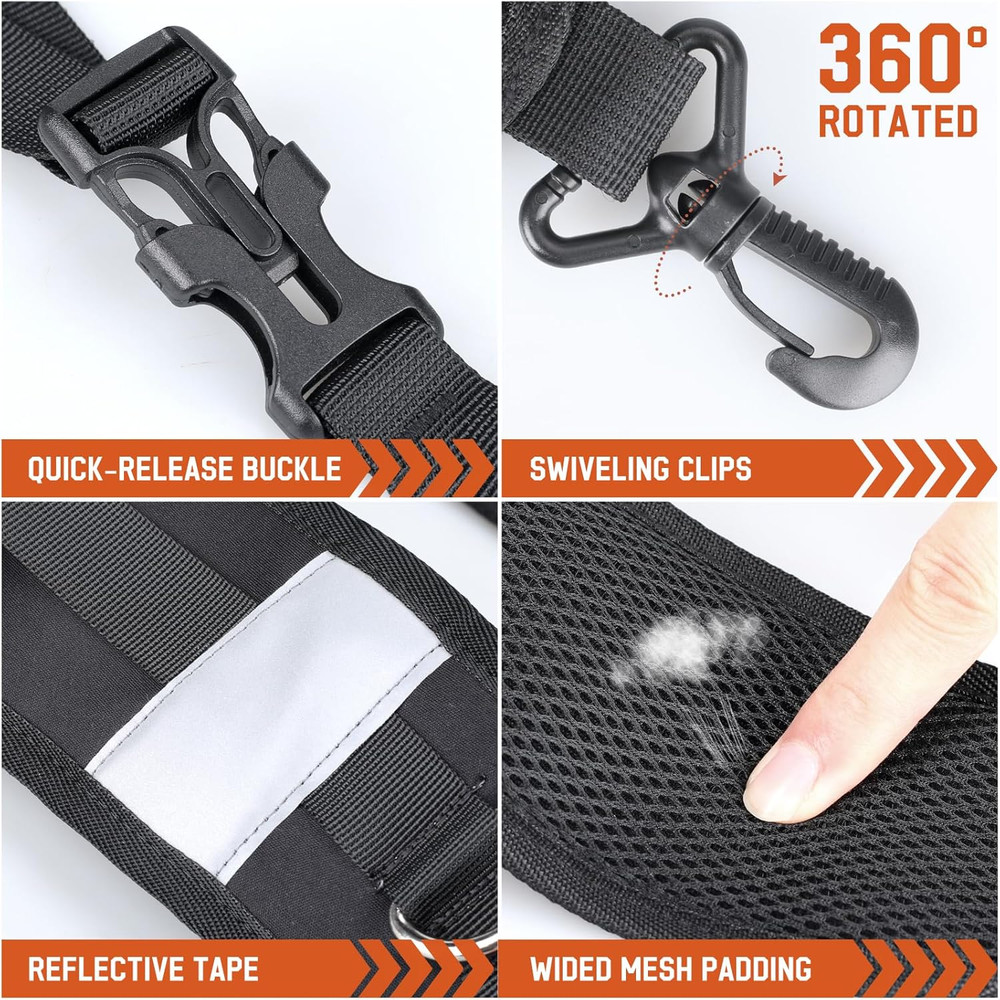 Backpack Straps, Backpack Shoulder Strap for Bags Strap Replacement Padded Strap