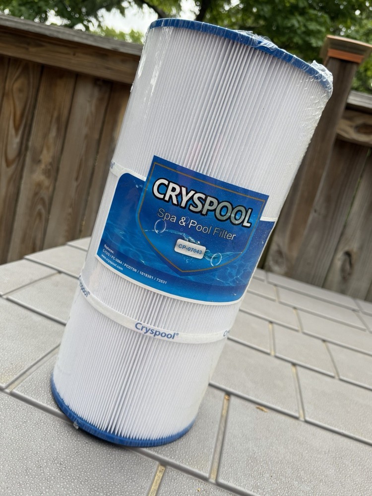 Cryspool CP-07043 White Pool and Spa Filter