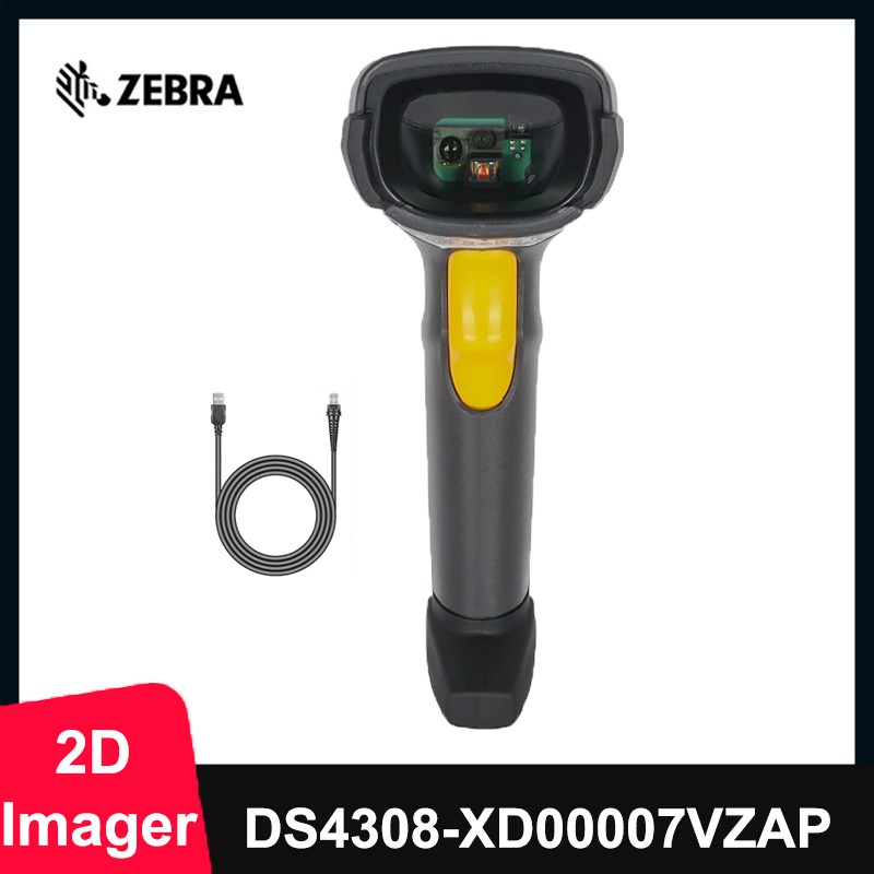 Symbol Zebra DS4308-XD00007VZAP Handheld 1D 2D USB Wired Barcode Scanner Reader
