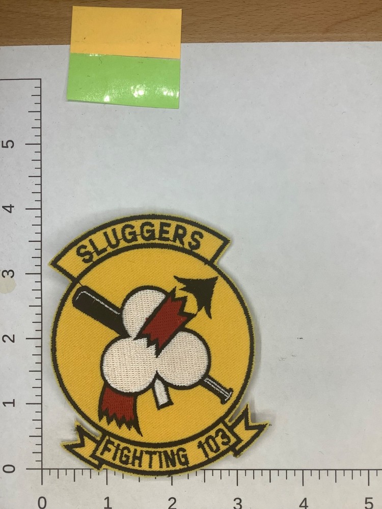 VINTAGE US NAVY FIGHTING 103 SQUADRON PATCH