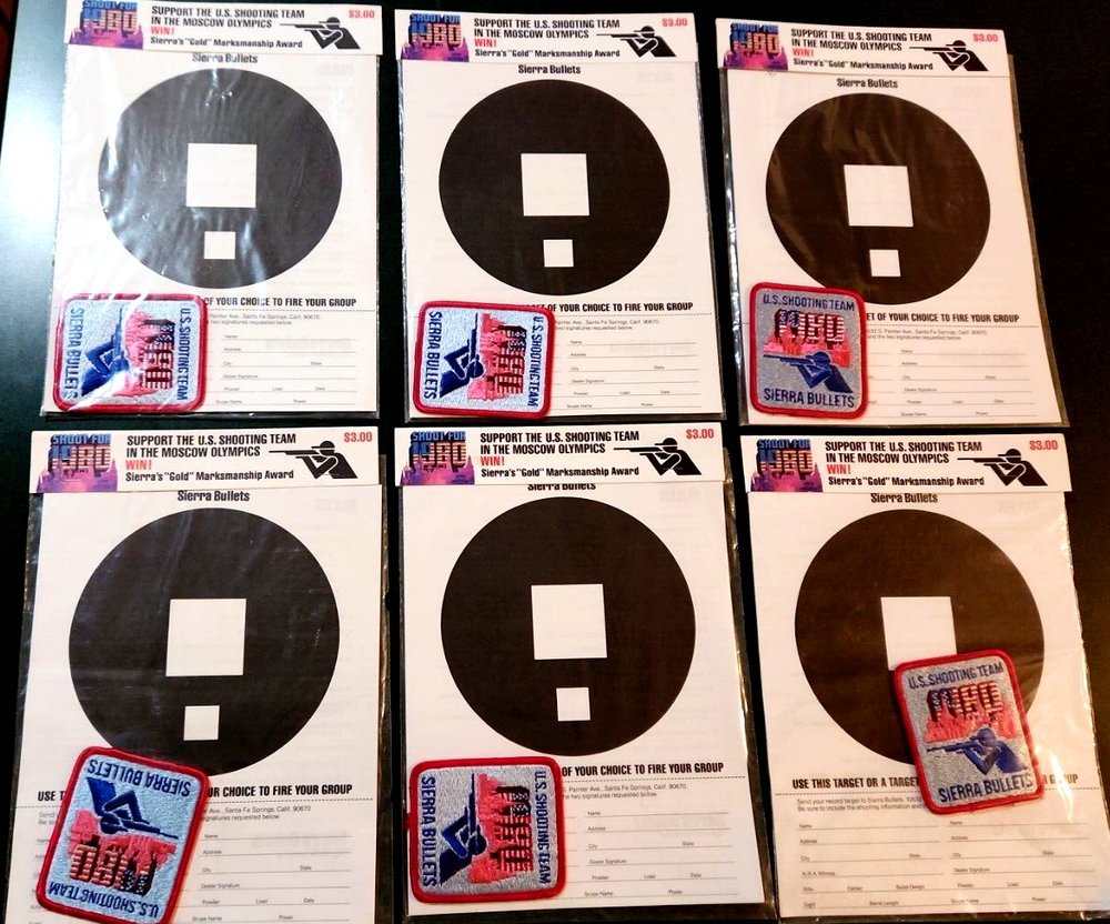 USA Shooting Team Patch Lot 1980 Olympics