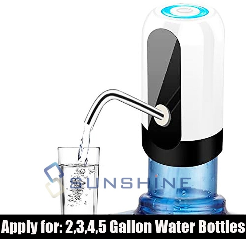 5 Gallon Automatic Water Bottle Pump Electric Switch Universal USB Jug Dispenser