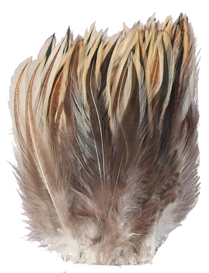 Zucker Strung Badger Feathers-Natural