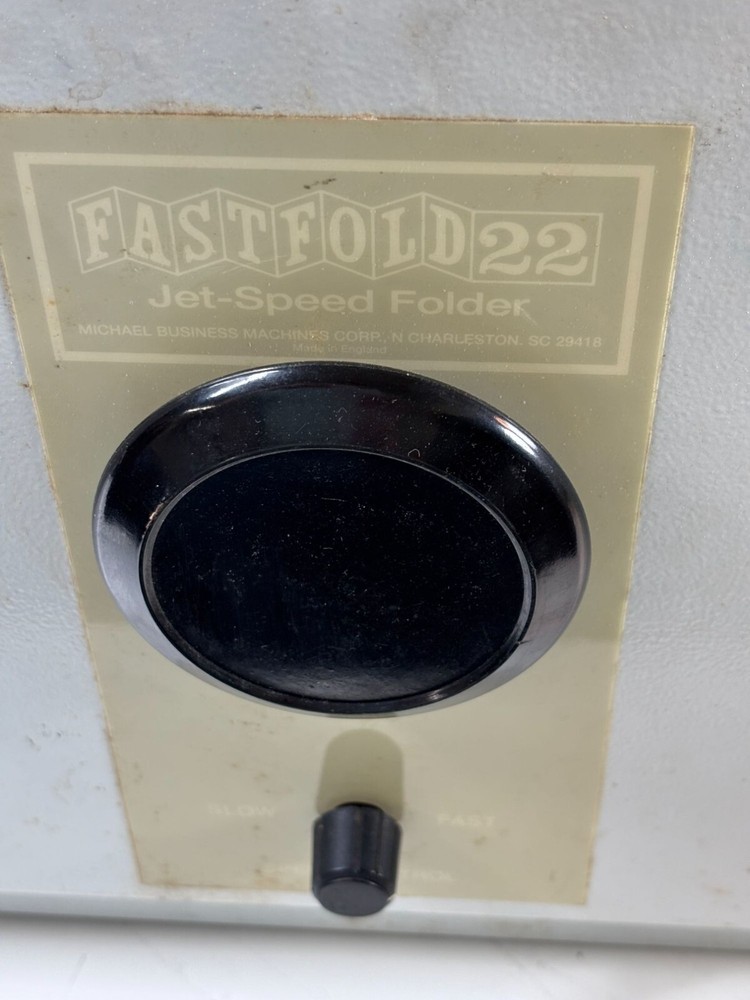 Fastfold 22 Jet-Speed Industrial Paper Folder