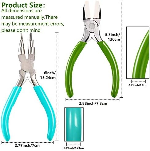 Jewelry wire bending bail making pliers tool