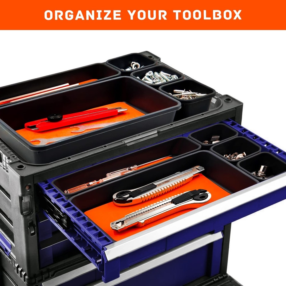 Tool Box Organizer, Tool Drawer Organizer Tray Divider, Toolbox Organization,...