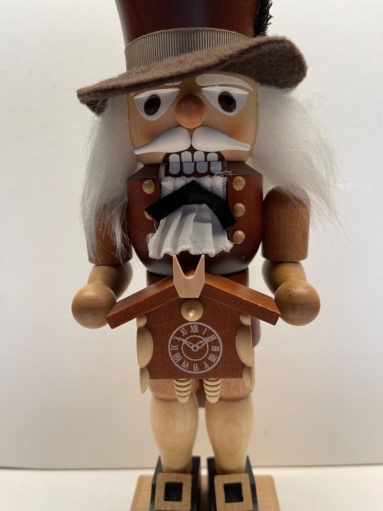Crate&Barrel Christian Ulbricht Clockmaker German Nutcracker 10.75” Numbered