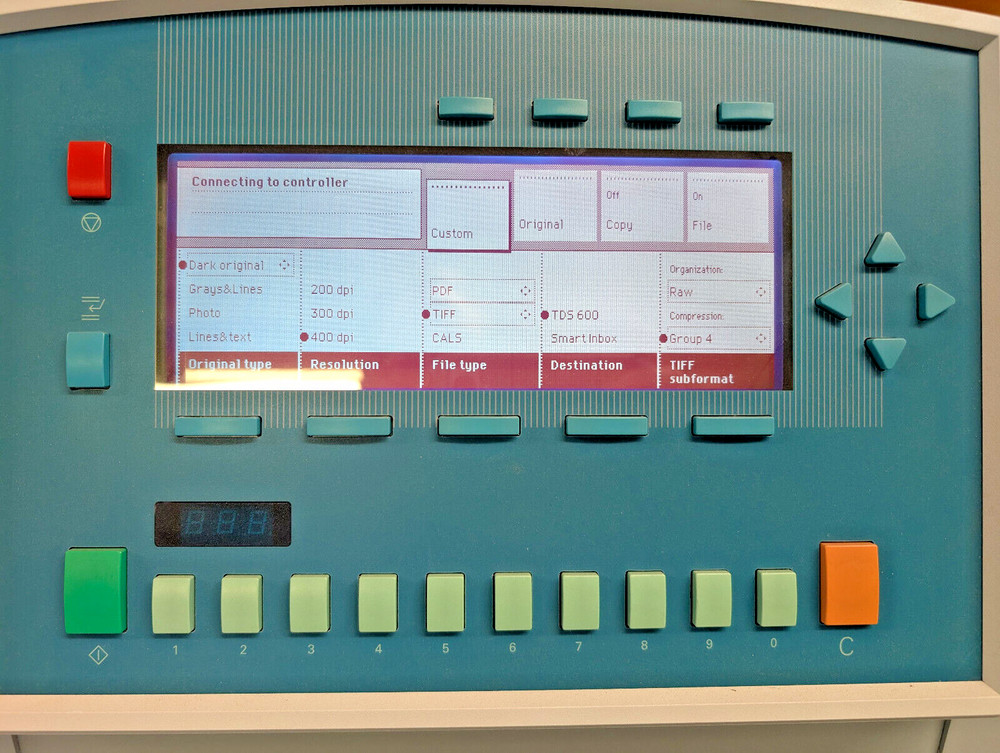 Océ TDS600 Wide Format Plotter Black & White Copier / Scanner / Printer