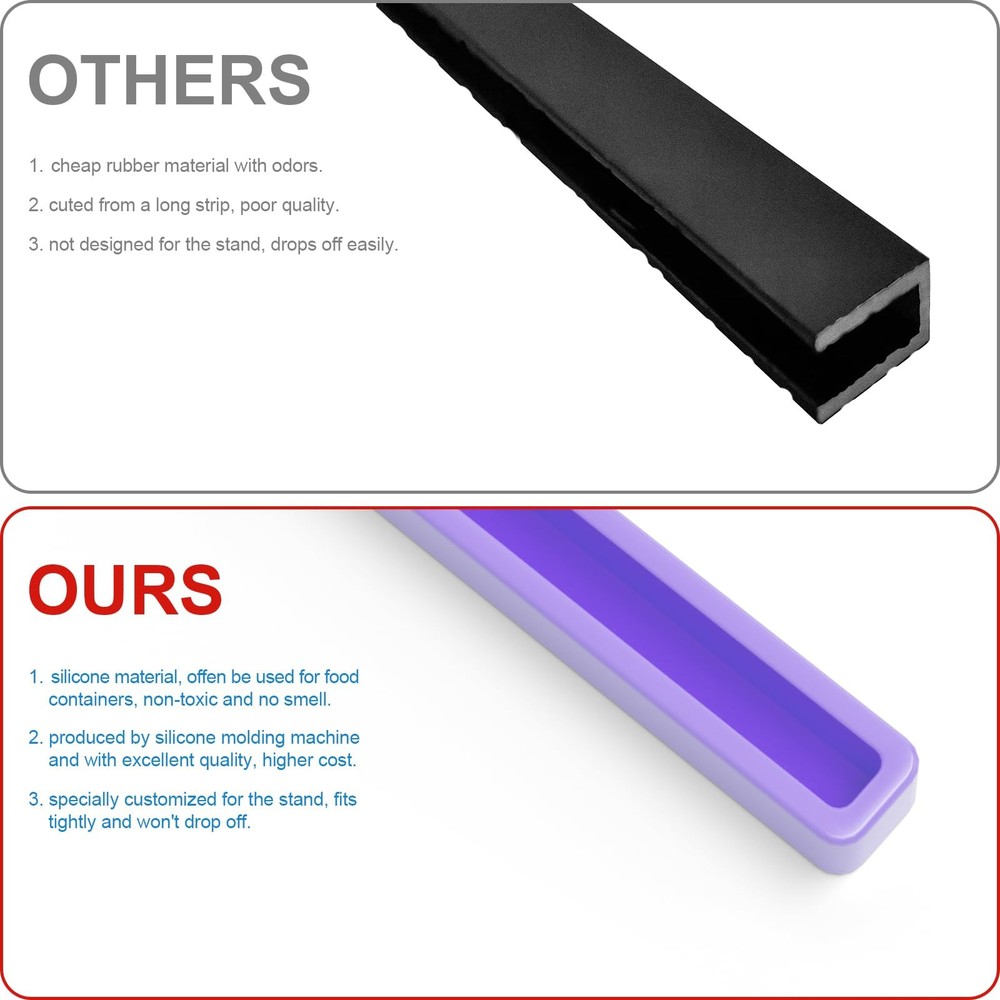 Comfortable Computer Keyboard Stand - Ergonomic Keyboard Riser Acrylic Tilted...