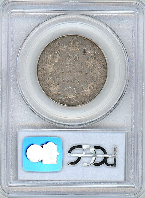 1906 Canada 50 cents PCGS XF40