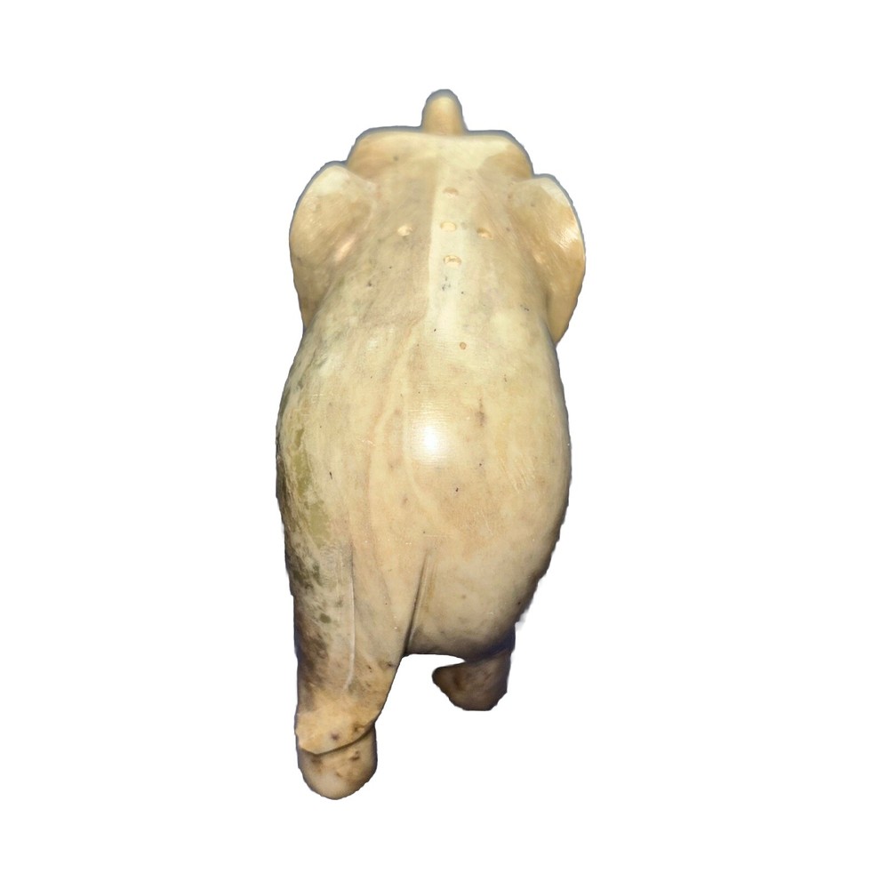 Elephant Trunk Up Stone Incense Holder