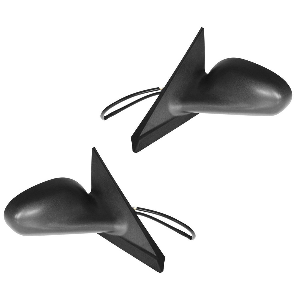 Power Side View Mirrors Textured Left & Right Pair Set for 99-04 Ford Mustang