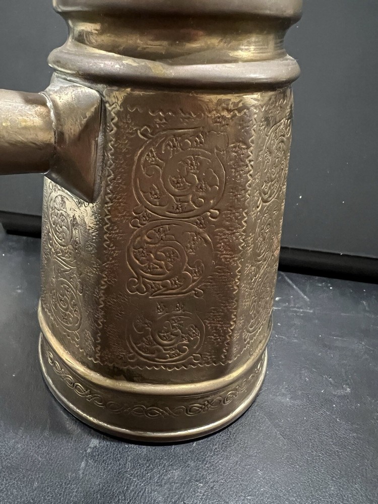 Vintage Turkish Brass Coffee Pot