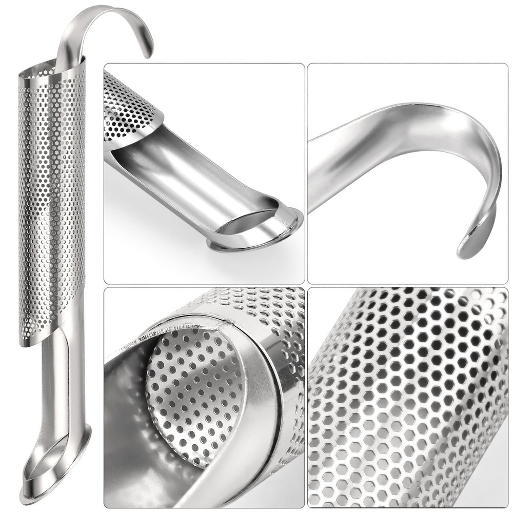 Stainless Steel Tea Filters Pipes Shape Loose Leaf Diffuser Strainer Infuser US