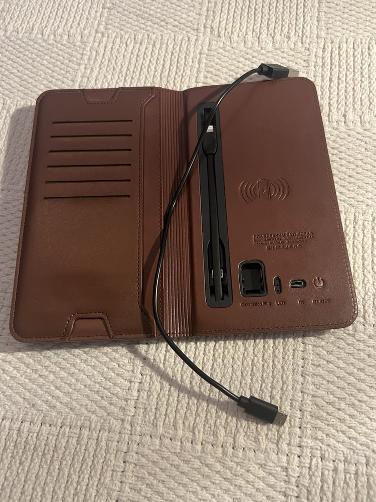 Madhav Cooper limited Muiti- functional Wire & Wireless Charging Wallet