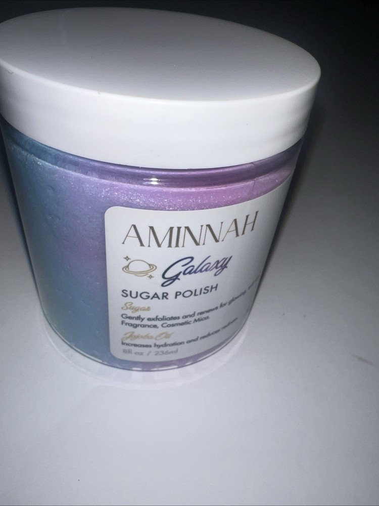 Aminnah Galaxy Sugar Polish Exfoliates Hydration New