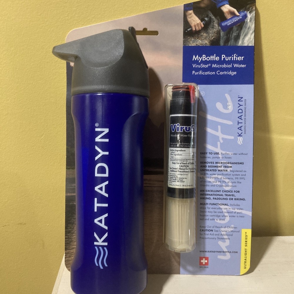 Katadyn Swiss Made ViruStat Water Bottle Portable Water System