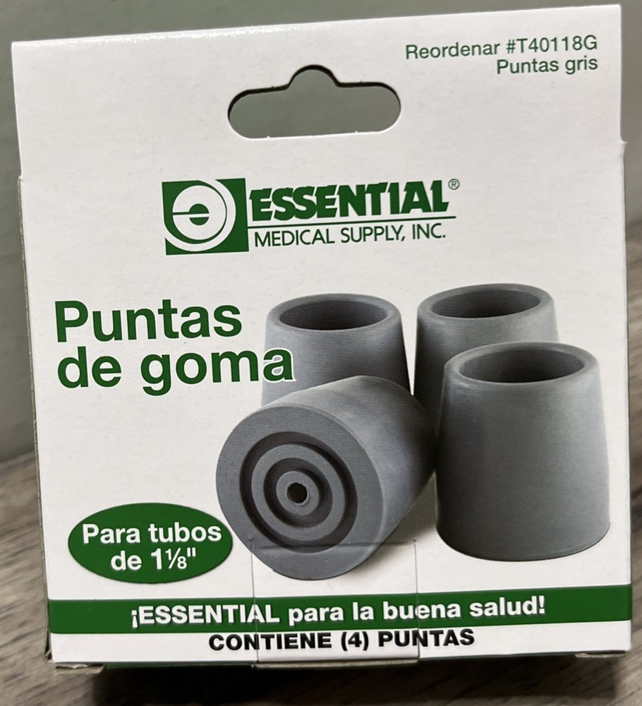 4 Essential Medical Supply Replacement Walker Commode Tips For 1 1/8" Shaft