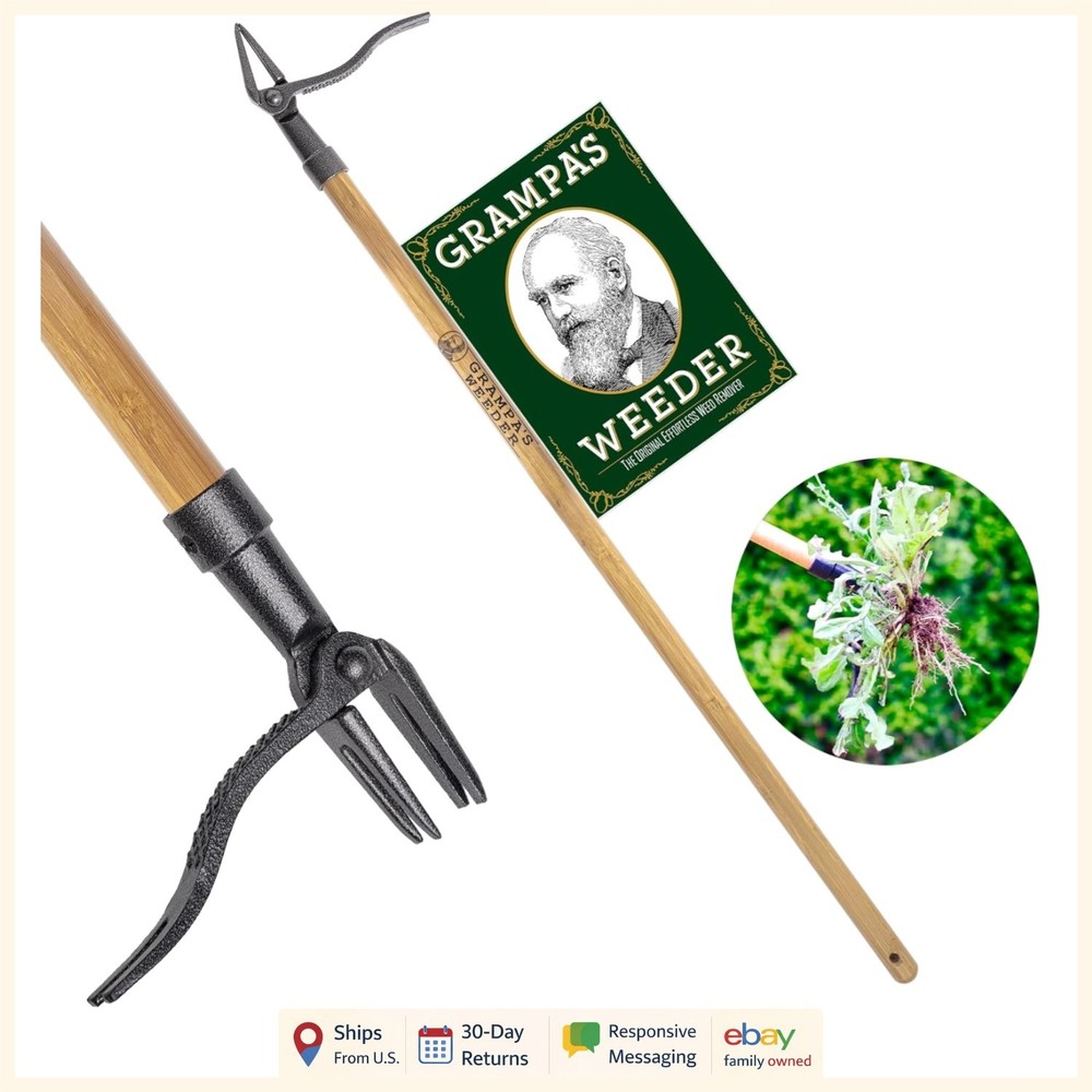 Durable Stand Up Weeder Tool for Effortless Weed Removal Without Bending