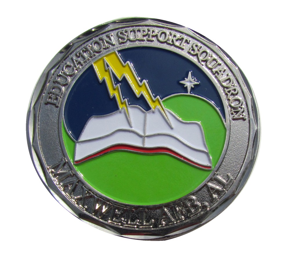 US Air Force Education Support Squadron Maxwell AFB Challenge Coin