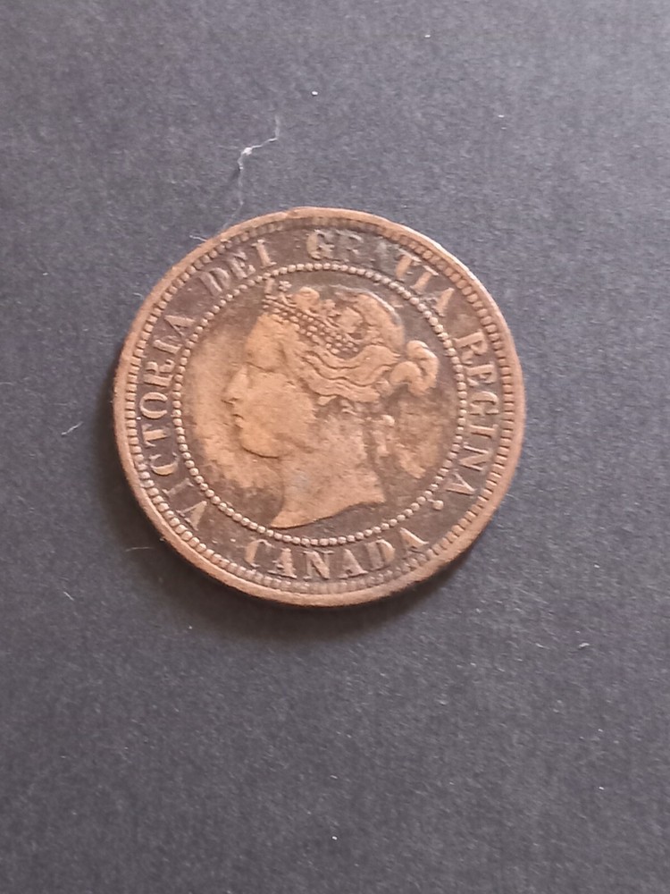 Canada One Cent 1882 H Queen Victoria