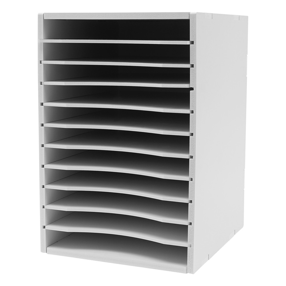 Sorter Vertical Desktop 11 Compartment Multi-functional Durable Laminate Finish