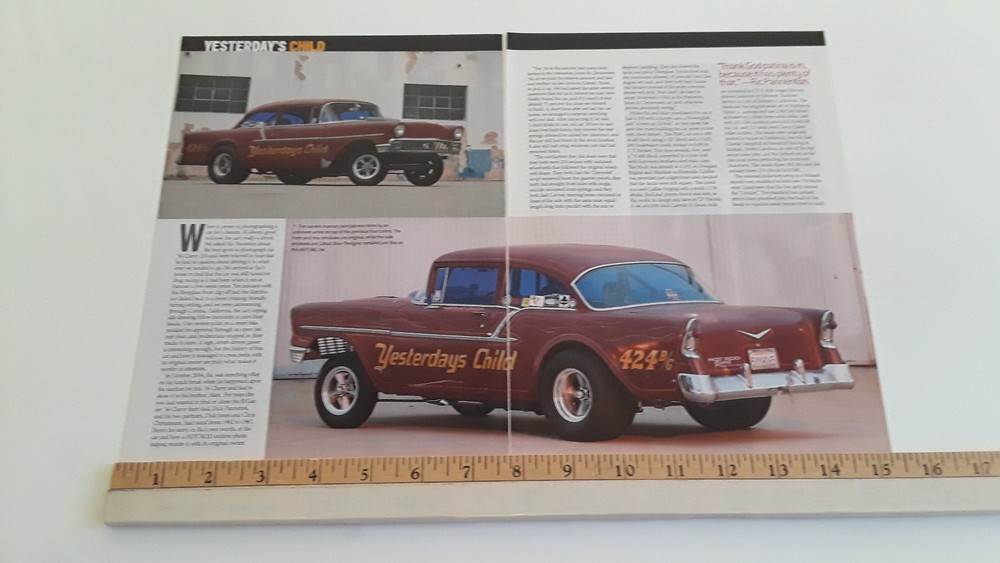 1956 CHEVROLET - HOT ROD - ORIGINAL 2012 ARTICLE