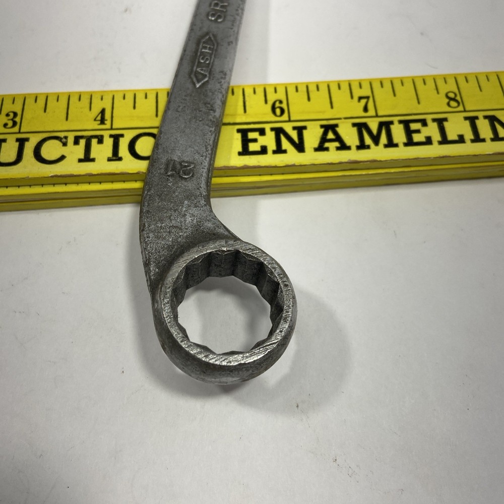 ASH single-ended box wrench 21mm SR7-2 Stamp Forged