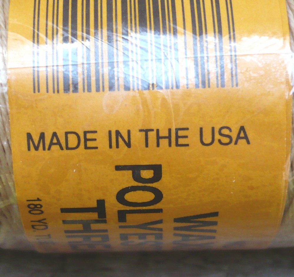 Speedy Stitcher Waxed Polyester Thread - COARSE 180 Yds.