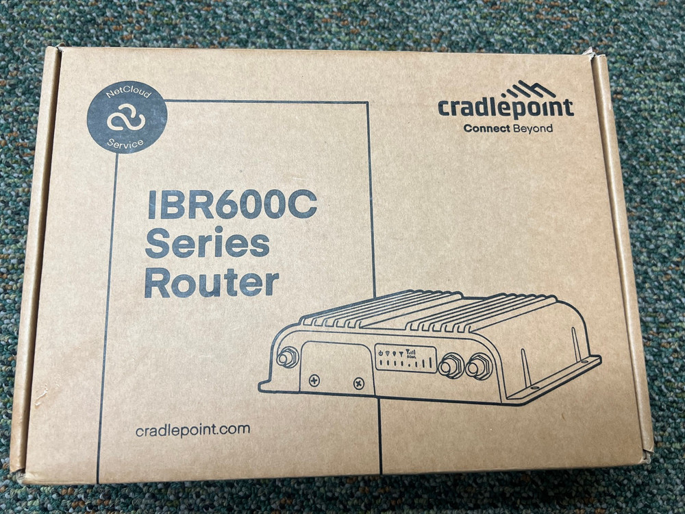 Cradlepoint IBR600C Series Router - Tested & Working w/ Box - Complete