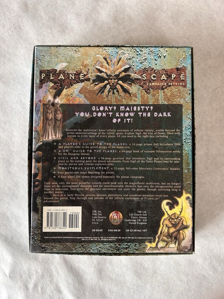 Planescape Campaign Setting Box Set