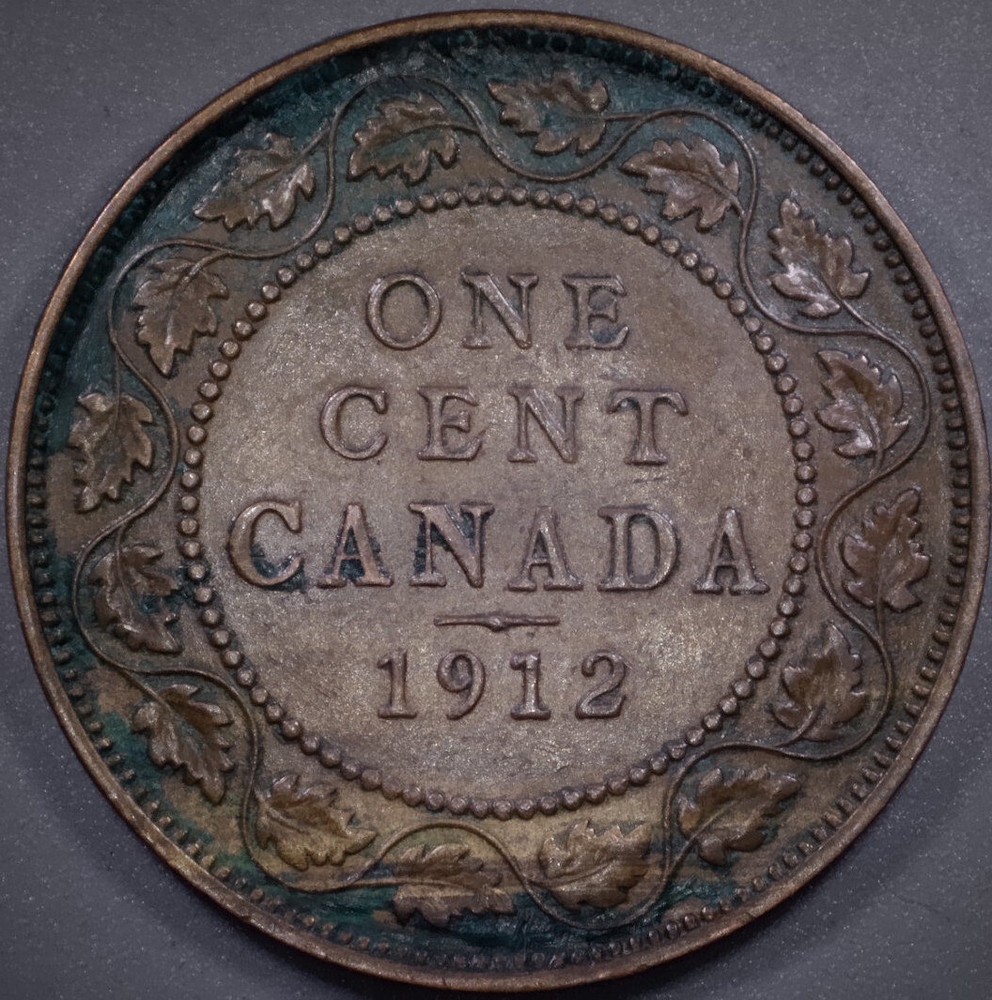 1912 Canada Large Cent AU