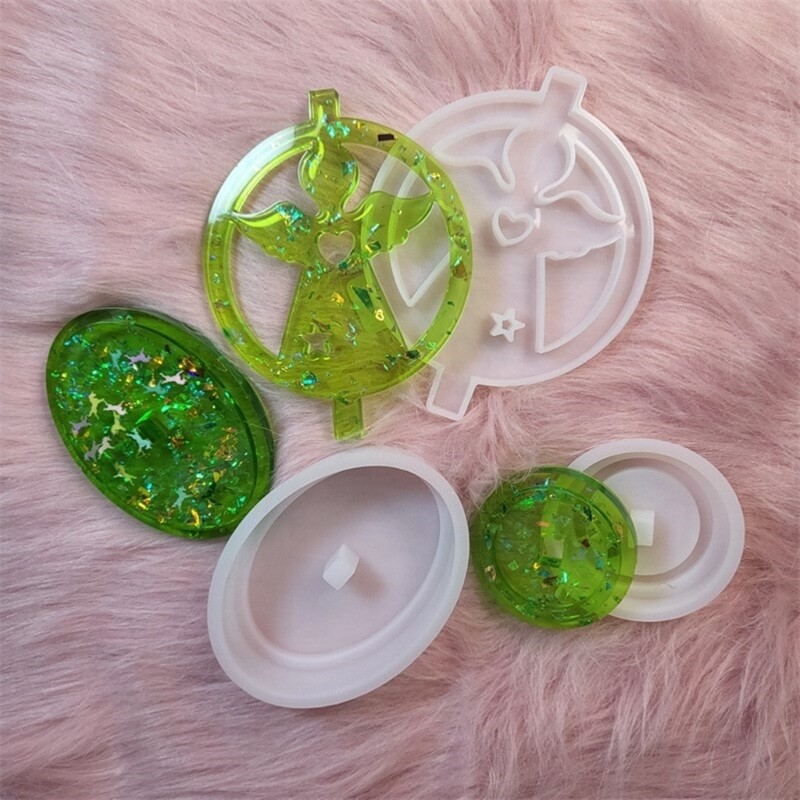 Silicone Decorative Candlestick Mold Holder Mold Heart Shape