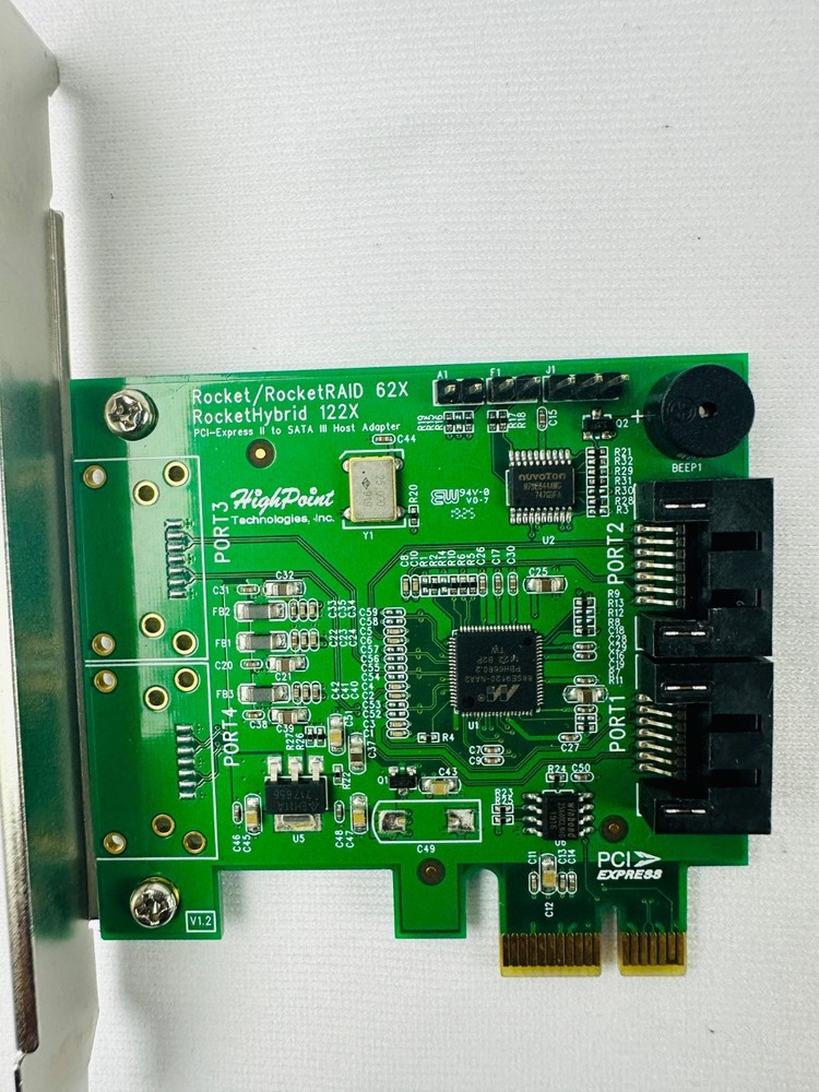 High Point Technologies R620B RocketRAID 62X PCI-Express Host Adapter Card