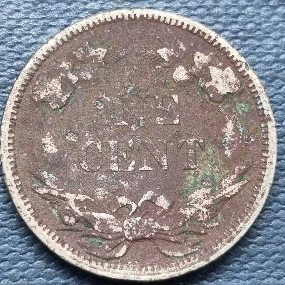 1858 Flying Eagle Cent 1c Better Grade Details #97062