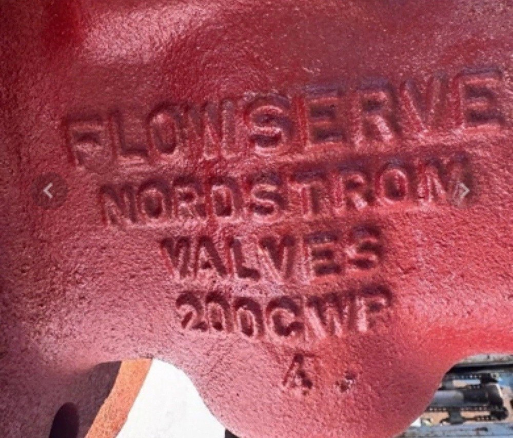 Rockwell Flowserve Nordstrom 200CWP Valve 4inch