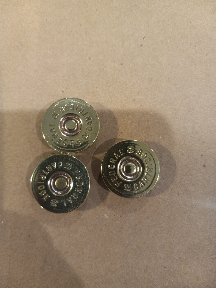 Federal Shotgun Shell Jacket Buttons