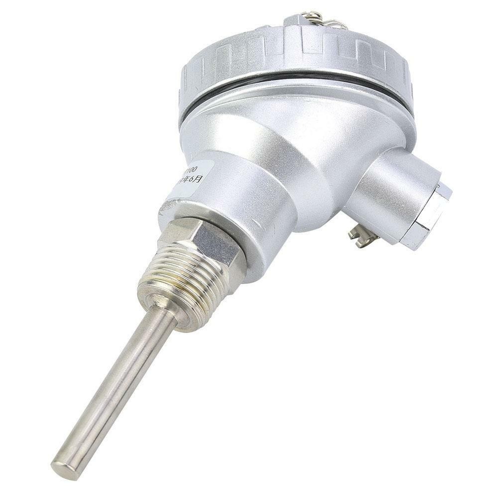 PT100 Temperature Sensor Probe 1/2' NPT Thread Thermocouple 200~420°