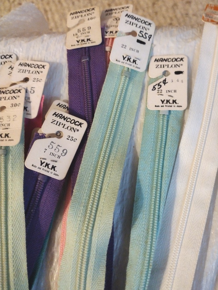 24 Sewing Zippers Hancock & Robin Brands