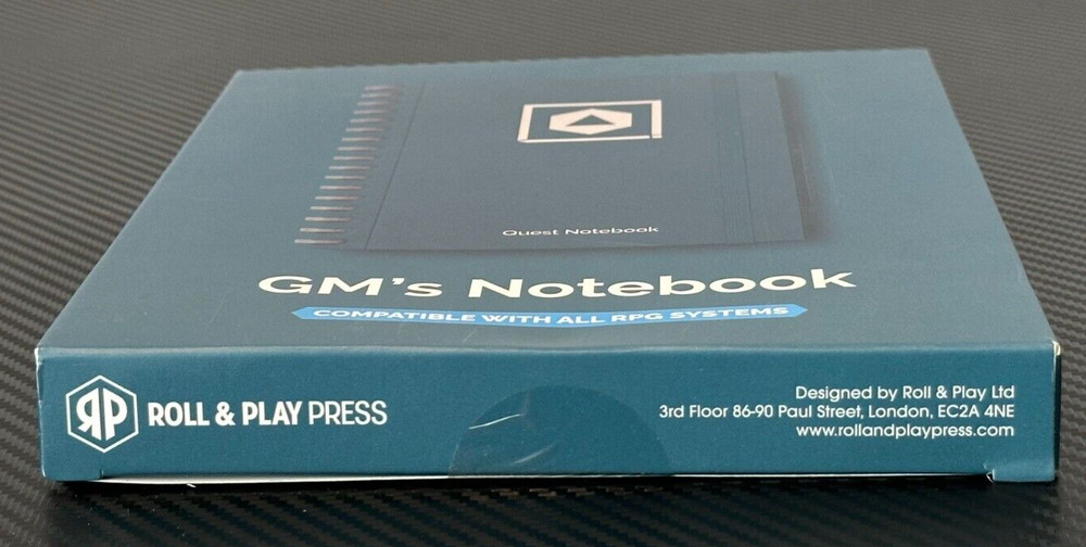 Roll & Play Press GM's Notebook Compatible With All RPG Systems