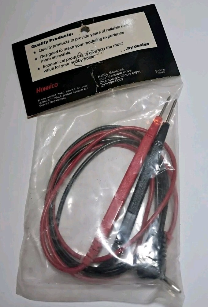 HOBBICO HCAP0109 VOLTMETER TEST PROBES - NEW