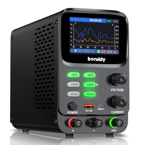 DC Power Supply Variable 30V 5A, 5 Digit TFT 30V 5A(150W Memory/Curve Chart)
