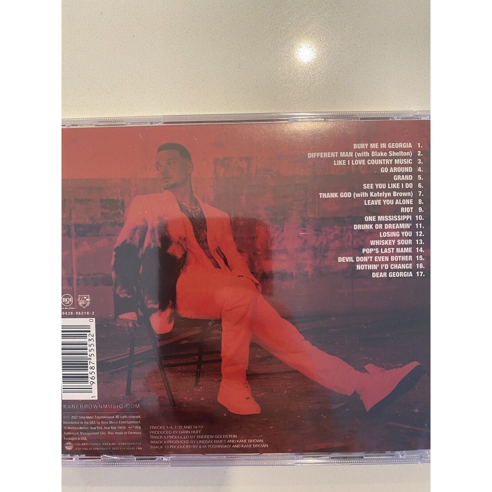 KANE BROWN SIGNED DIFFERENT MAN CD AUTOGRAPHED